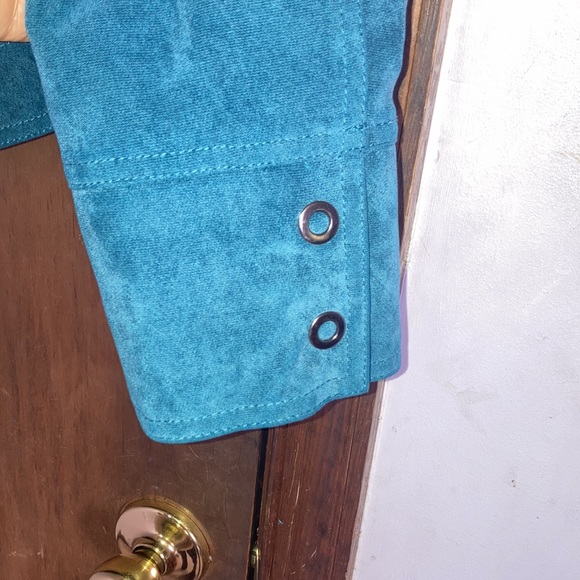 Vintage 90s  jacket lined hidden shoulder pads - Picture 6 of 17